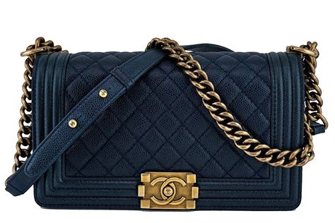 chanel boy navy caviar|The Ultimate Guide to the Chanel Boy Bag .